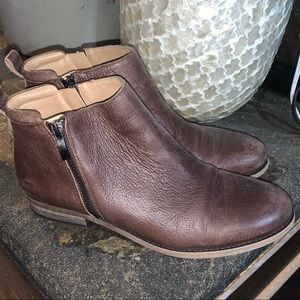 Franco Sarto Leather Ankle Boots